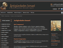 Tablet Screenshot of antiguedades-ismael.com